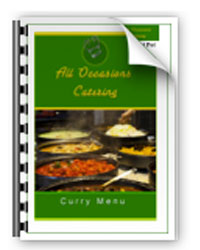 Curry Menu